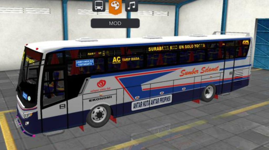 Mod Bussid Bus Sumber Selamat Trisakti Titanium